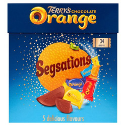 Продуктови Категории Шоколади  Terrys Chocolate 34 бр. бонбони обвити с истинско портокалово масло 240 гр.